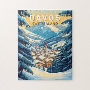 Davos Schweiz Reise Kunst Vintage