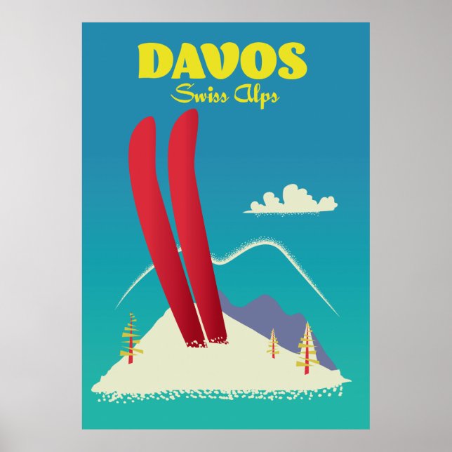 Davos Swiss Alps Poster (Vorne)