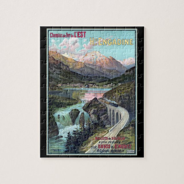 Davos und St. Moritz Eisenbahn (Vertikal)