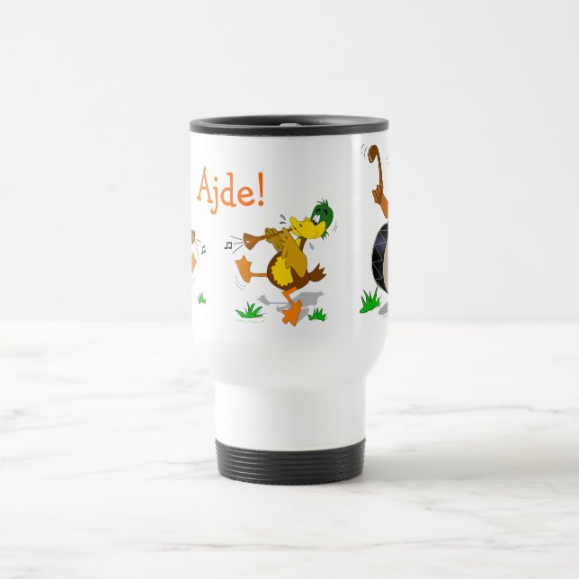Davul Zurna Balkan Instrument-Band-Reise-Tasse Reisebecher (Mittel)