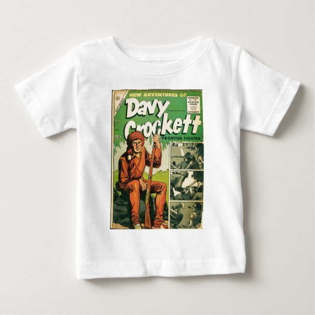 Davy Crockett Baby T-shirt (Vorderseite)