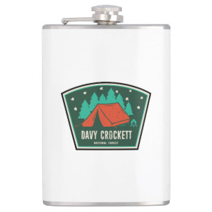 Davy Crockett National Forest Camping Flachmann