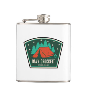 Davy Crockett National Forest Camping Flachmann