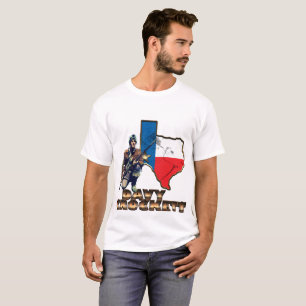 Davy Crockett und amerikanischer Volksheld T-Shirt