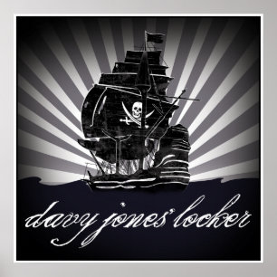 davy Jones-Schließfach Poster