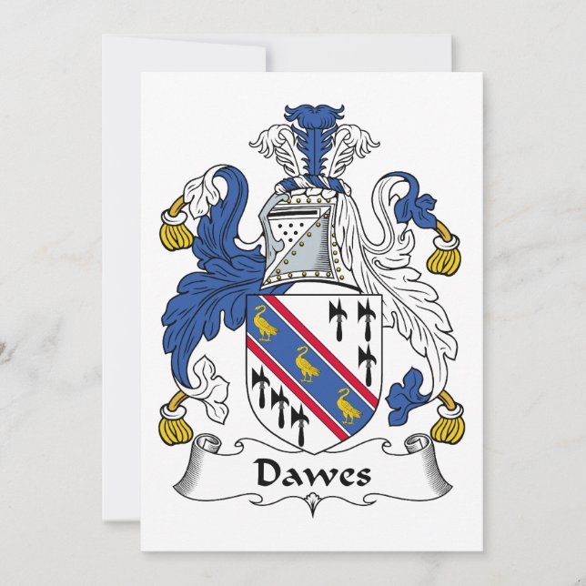 Dawes Familienwappen (Vorderseite)