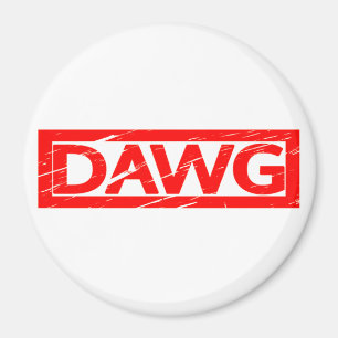 Dawg Briefmarke Magnet