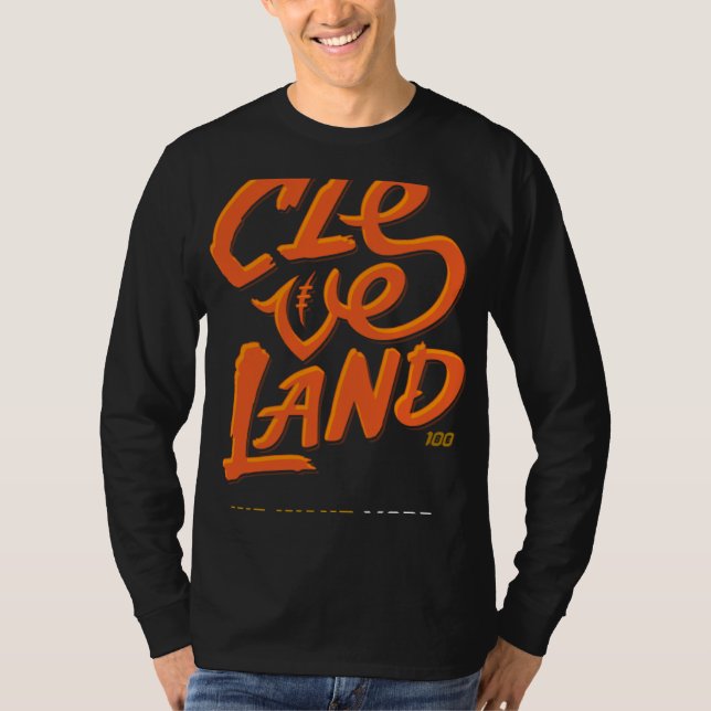 Dawg Pound Playoff Football T-Shirt (Vorderseite)