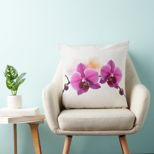 Dawn Bloom Orchide Kissen (Stuhl )