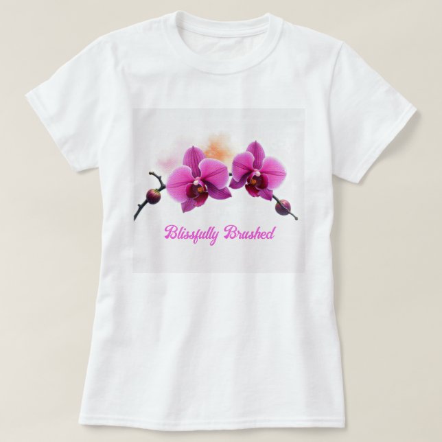 Dawn Bloom Orchide T-Shirt (Design vorne)