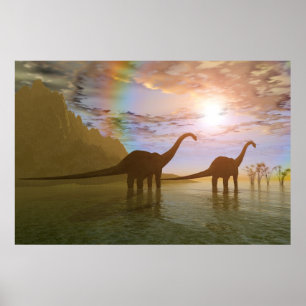 DAWN DES DINOSAURS-DRUCKS POSTER