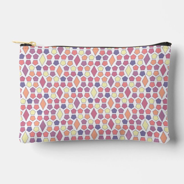 Dawn Hexagon Pattern Zubehörtasche (Vorderseite)