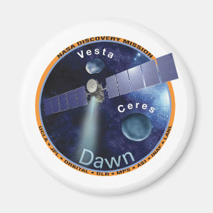 Dawn Mission Patch Magnet