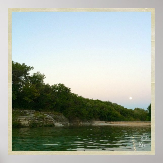 "Dawn Skies" bei Barton Springs Austin Poster (Vorne)