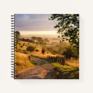 Dawn Sunshine   Englisch Countryside Notizbuch