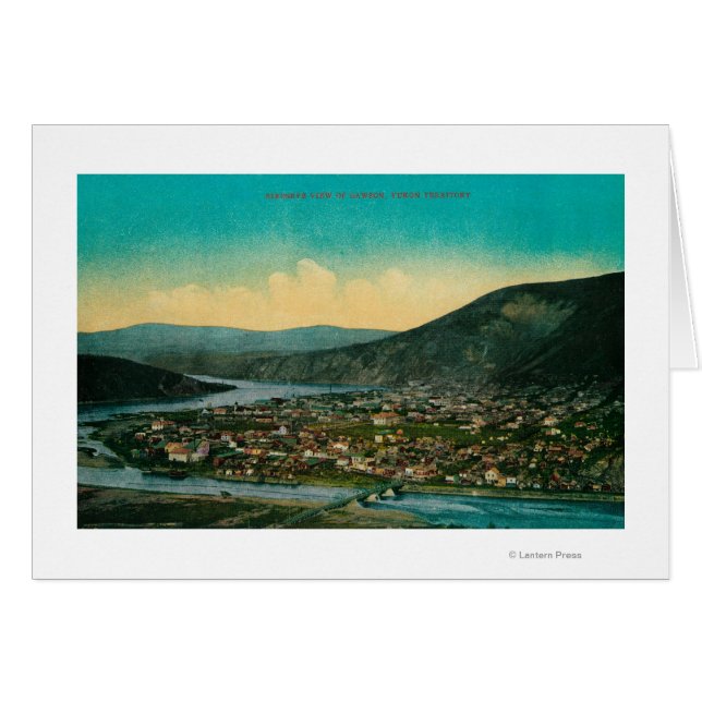 Dawson, Alaska Yukon Territory Town View (Vorderseite (Horizontal))