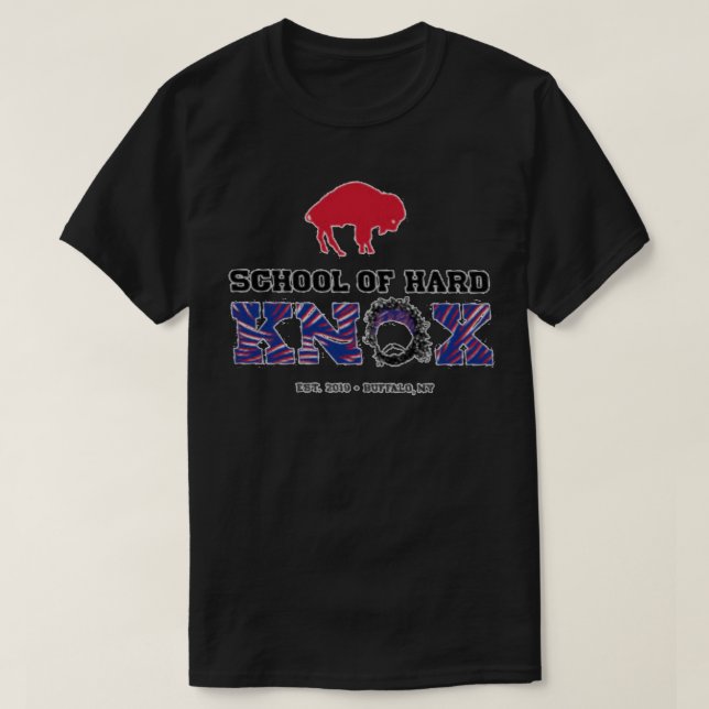 Dawson Knox School of Hard Knox Rechnungen nach Os T-Shirt (Design vorne)