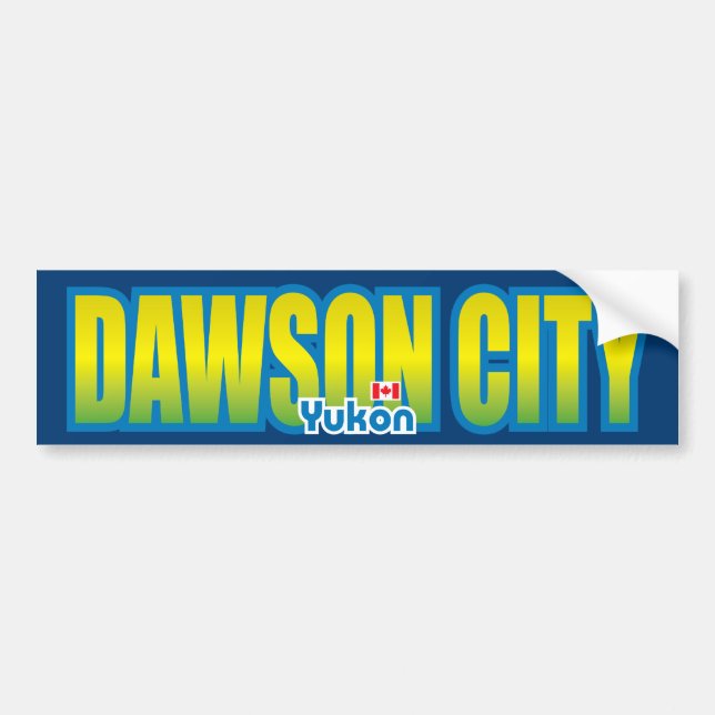 Dawson-Stadt-Stoßdämpfer Autoaufkleber (Vorne)