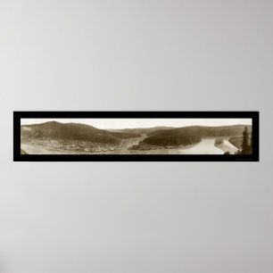 Dawson-Stadt-Yukon-Gebiets-Foto 1915 Poster