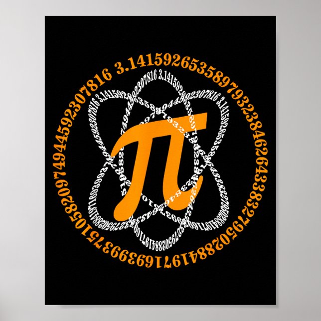 Day 3,14 Number Symbol Math Science Gift  Poster (Vorne)