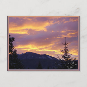Day Break Sullivan Mountain Postcard Postkarte