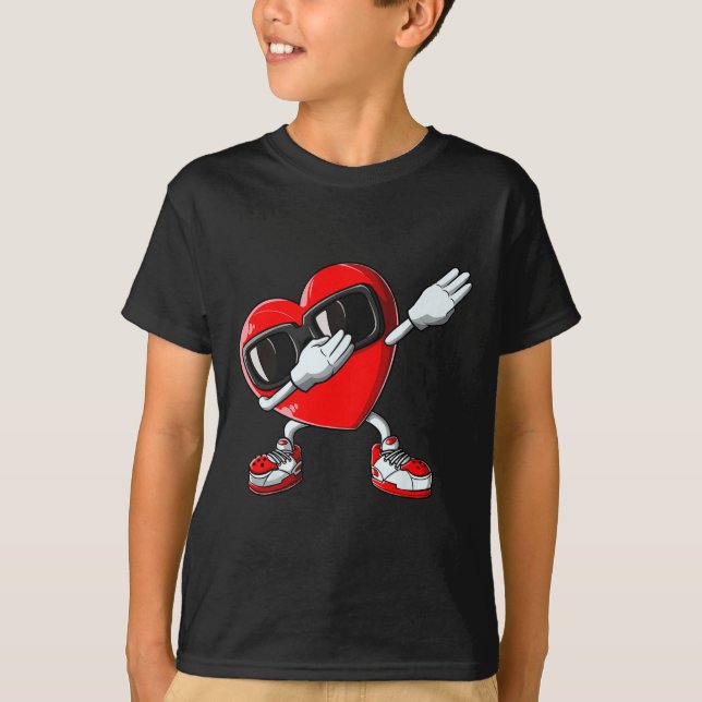 Day Dabbing Heavy Boys Girls Liebe Dab Dance Funny T-Shirt (Vorderseite)
