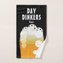Day Dinkers Pickleball Bier League Team Custom Handtuch