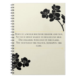 Day Dreamer Notebook - Mystic Poetry Edition Notizblock