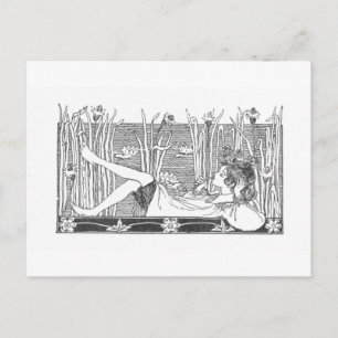 Day Dreamer - Vintage Image Postkarte