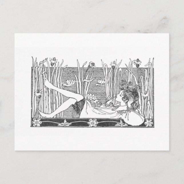 Day Dreamer - Vintage Image Postkarte (Vorderseite)