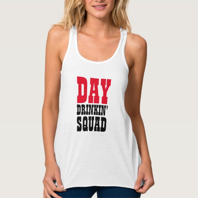 Day Drink Squad Tank - Girls Party Top (Vorderseite)