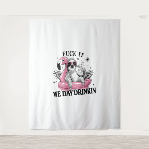 Day drinkin Sloth Wandteppich