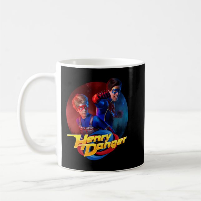Day Gift Henry Danger Romanticism Art Unisex Fusel Kaffeetasse (Links)