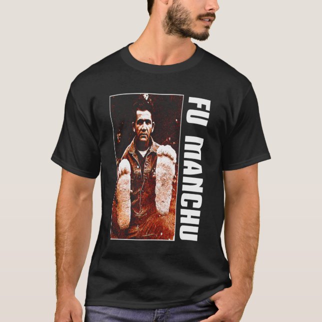 Day Gifts Rock Fu Band Manchu Geschenk zu Hallowee T-Shirt (Vorderseite)