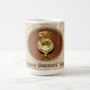 Day Gold TimePiece glücklicher Doktoren Kaffeetasse