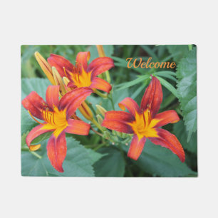 Day Lilies Delight Fußmatte