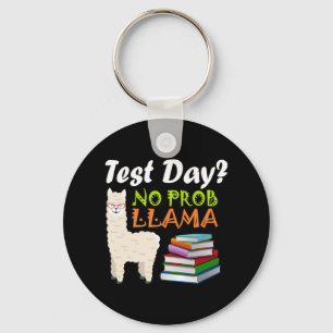Day Llama Lehrer Examen Lehren Student Shirt Schlüsselanhänger