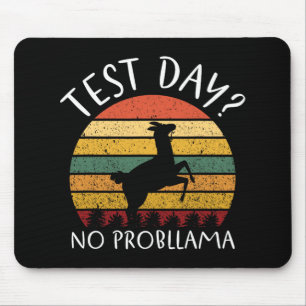 Day No Probllama Staat Testing Lehrer Student Boy Mousepad