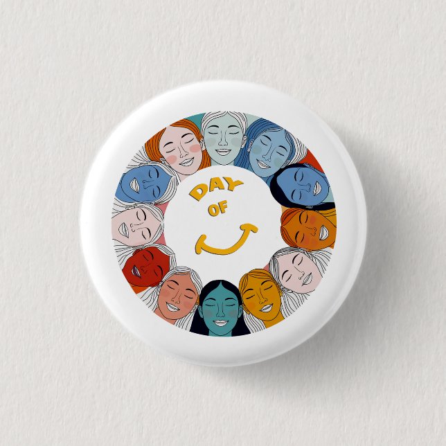 Day of Happiness  Button (Vorderseite)