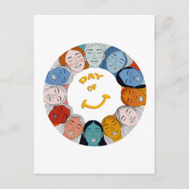 Day of Happiness  Postkarte