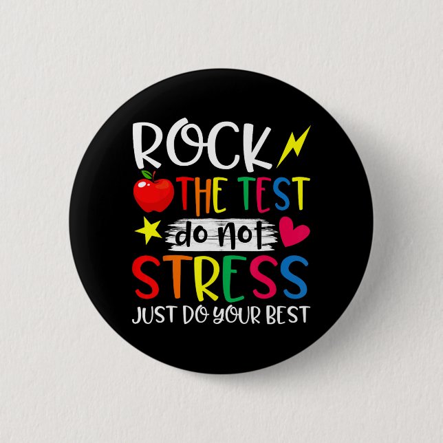 Day Rock Test Teacher Test Day Teacher Button (Vorderseite)