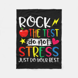 Day Rock Test Teacher Test Day Teacher Fleecedecke
