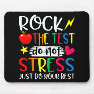 Day Rock Test Teacher Test Day Teacher Mousepad