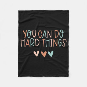 Day Teacher Shirt kann man hart tun Frauen Kind Fleecedecke