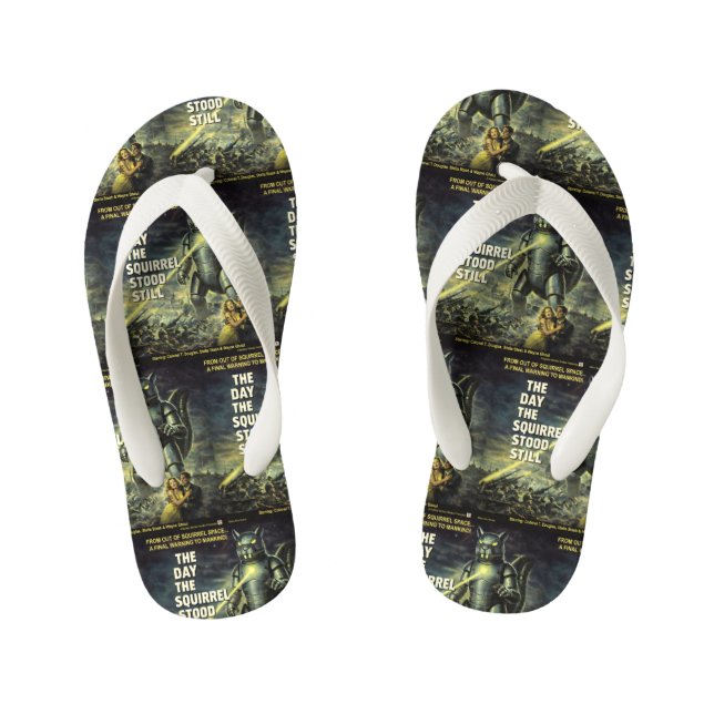 Day the Squirrel Stood Still   Kinderbadesandalen (Fußbett)