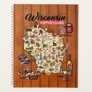 Day Timer - Wisconsin Supper Club Karte  Planer