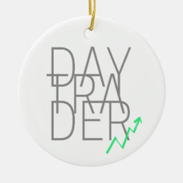 Day Trading und Kryptowährungen Börse Keramik Ornament