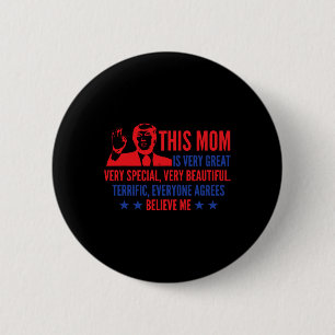 Day Trump Funny Quotes Wahl 2024 Button