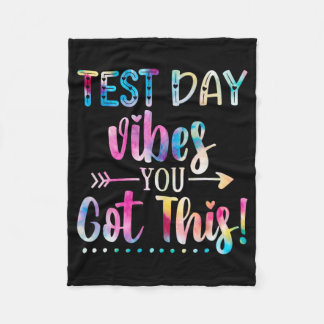 Day Vibes You Got Lehrer Niedliche Gefärbte Krawat Fleecedecke