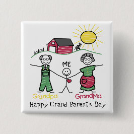 Day with the Grandparent's - Button